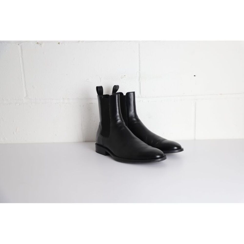 Balenciaga Midnight Chelsea Boots in Black Leather